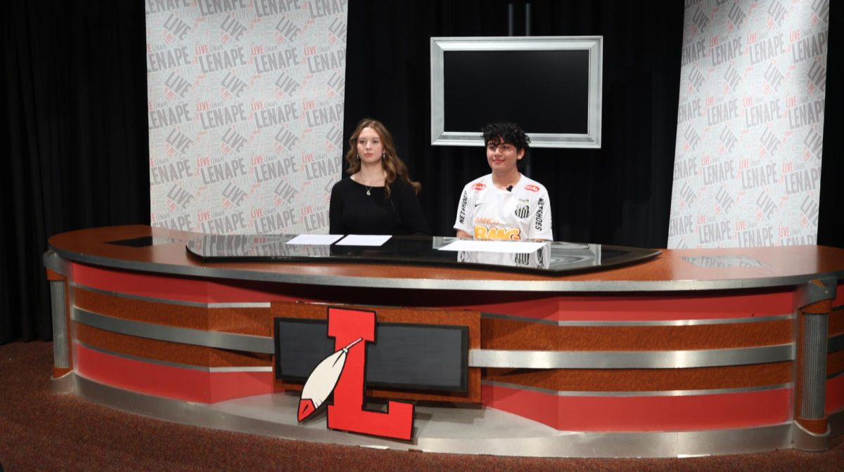 Erika Dorsett and Bilal Anwar host an episode of Lenape Live. 